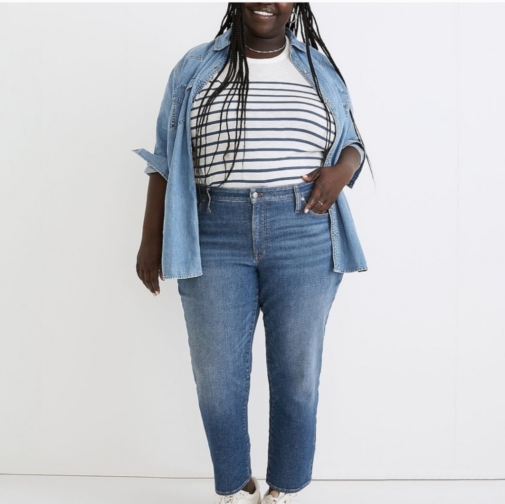 madewell the mid-rise‎ perfect vintage blue jean style nm737 plus size EUC curvy